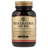 Ресвератрол (Resveratrol), Solgar, 250 мг, 30 капсул, фото