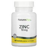 Цинк в таблетках, Zinc, Nature's Plus, 10 мг, 90 таблеток, фото