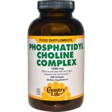Фосфатидилхолин, Phosphatidyl Choline, Country Life, комплекс, 1200 мг, 200 капсул, фото