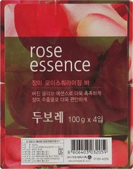 Мило для рук і тіла з ароматом троянди, Dubore Moisturizing Bar Rose Soap, Amore Pacific, 4шт - фото