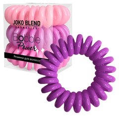 Набір резинок, Power Bobble Bright Pink Mix, Joko Blend, яскраво-рожеві, 3 шт - фото