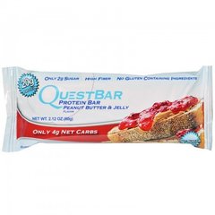 Протеїновий батончик, Quest Protein Bar, полуничний чізкейк, Quest Nutrition, 60 г - фото