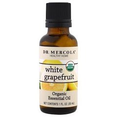 Эфирное масло грейпфрута, White Grapefruit, Dr. Mercola, органик, 30 мл - фото