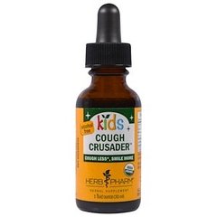 Средство от кашля для детей, без спирта (Cough Crusader), Herb Pharm, 30 мл - фото