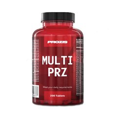 Вітаміни і мінерали, Multi PRZ, Prozis, 200 таблеток - фото