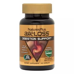 Поддержка желудочно-кишечного тракта Ageloss, digestive support, Nature's Plus, 90 капсул - фото
