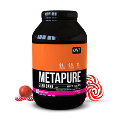 Протеин, Metapure ZC Isolate, Qnt, вкус красная конфета, 908 г - фото