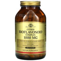 Біофлавоноїди, Citrus Bioflavonoid, Solgar, 1000 мг, 250 таблеток - фото
