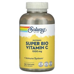 Буферизированный витамин С, Bio C Buffered, Solaray, 360 капсул - фото