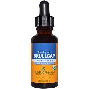 Шоломниця, екстракт, Skullcap, Herb Pharm, органік, 30 мл - фото