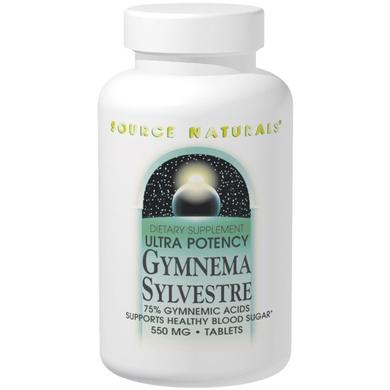 Джимнема Сільвестра, Gymnema Sylvestre, Source Naturals, 550 мг, 120 таблеток - фото