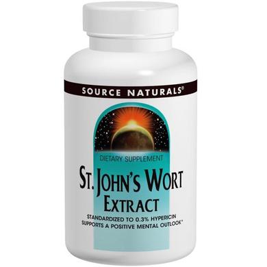 Звіробій, St. John's Wort, Source Naturals, екстракт, 300 мг, 240 таблеток - фото