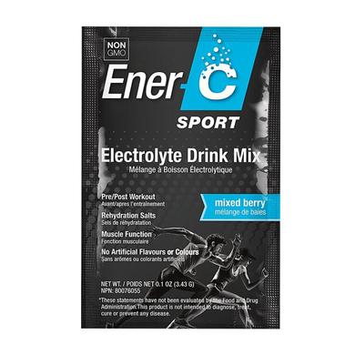 Электролитный напиток, Sport Electrolyte Drink Mix, Ener-C, вкус микс ягод, 12 пакетиков - фото