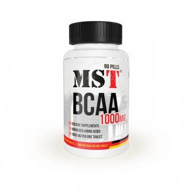 Комплекс BCAA 1000, MST Nutrition, 90 таблеток - фото