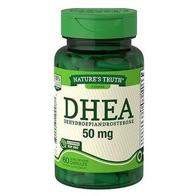 ДГЕА, DHEA 100 мг, Nature's Truth, 60 капсул - фото