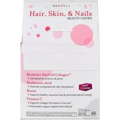 Коллаген для кожи, волос, ногтей, Hair, Skin, & Nails Beauty, Neocell, 30 конфет - фото