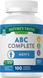 Комплекс витаминов и минералов для мужчин ABC Complete Children's Chewable, Nature's Truth, 100 капсул, фото – 1