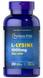 Л-лизин, L-Lysine, Puritan's Pride, 1000 мг, 250 капсул, фото – 1