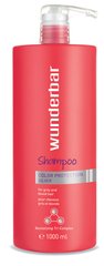 Шампунь-захист кольору для фарбованого, сивого і освітленого волосся, Wunderbar, 1000мл - фото