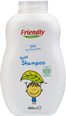 Детский шампунь-гель для купания без запаха, Baby Shampoo, Friendly Organic, 400 мл - фото