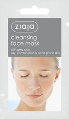 Маска для лица "Очищающая" с серой глиной, Ziaja, 7 мл - фото