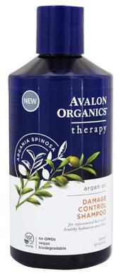 Шампунь с аргановым маслом для поврежденных волос, Avalon Organics, 414 мл - фото