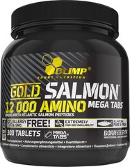 Комплекс амінокислот, Gold Salmon 12000 Amino, Olimp, 300 таблеток - фото