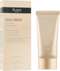 Легкий сонцезахисний крем SPF50, Dailiben Innocent Sun Cream, The Plant Base, 40 мл - фото