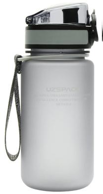 Пляшка для води, сіра, UZspace, 350 мл - фото