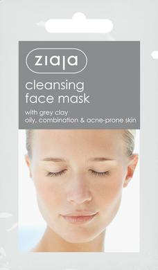 Маска для лица "Очищающая" с серой глиной, Ziaja, 7 мл - фото