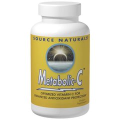 Витамин С (метаболический), Metabolic C, Source Naturals, 500 мг, 180 капсул - фото