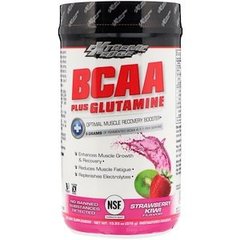 BCAA и глютамин, BCAA Plus Glutamine, Bluebonnet Nutrition, клубника, киви, 375 г - фото