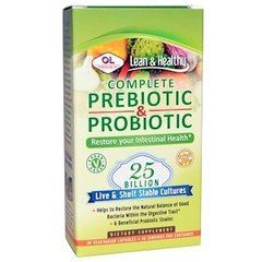 Повний комплекс пребіотиків & прибутків, Complete Prebiotic & Probiotic, Olympian Labs Inc., 30 капсул - фото