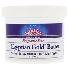 Масло єгипетське, Gold Butter, Heritage Products, для тіла, без запаху, 114 г - фото
