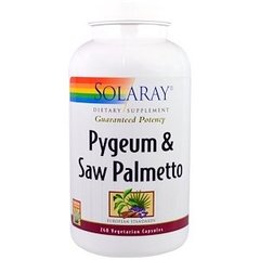 Пиджеум и Со пальметто, Pygeum & Saw Palmetto, Solaray, 240 капсул - фото