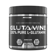 Глутамин, L-Glutamine Powder, апельсин, Prozis, 300 г - фото