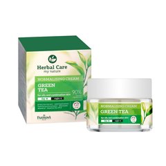 Крем нормалізуючий для обличчя Зелений чай, Herbal Care Normalising Cream, Farmona, 50 мл - фото