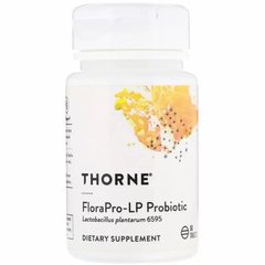 Пробіотики, FloraPro-LP Probiotic, Thorne Research, 60 таблеток - фото