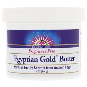Масло египетское, Gold Butter, Heritage Products, для тела, без запаха, 114 г - фото