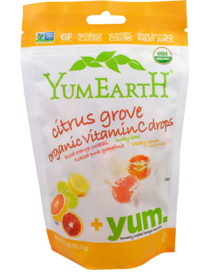 Леденцы с витамином С, Citrus Grove, YumEarth, 93,5 г - фото