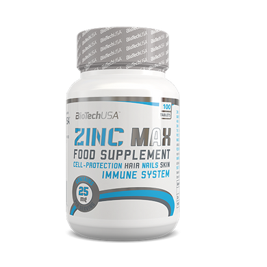 Цинк, Zinc Max, 20 мг, 100 таблеток - фото