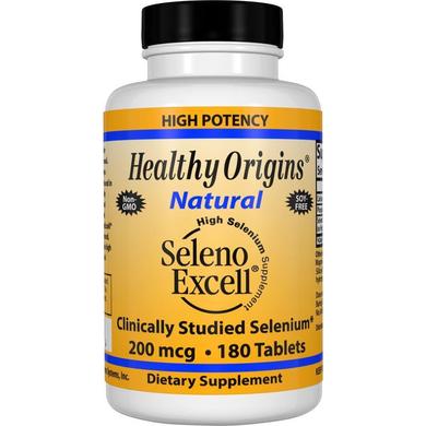 Селен, Seleno Excell, Healthy Origins, 200 мкг, 180 таблеток - фото