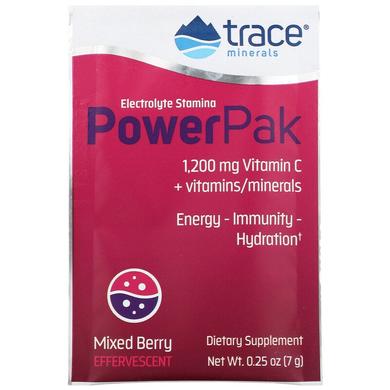 Электролиты, Electrolyte Stamina Power Pak, Trace Minerals Research, 30 пак., 7,0 г - фото