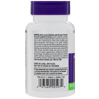 Дегідроепіандростерон, DHEA, Natrol, 25 мг, 90 таблеток - фото