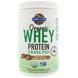 Сироватковий протеїн, шоколадне арахісове масло, Whey Protein, Garden of Life, органік, 392,5 г, фото – 1