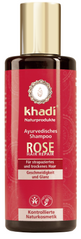 Аюрведичний шампунь "Троянда", для відновлення пошкодженого і сухого волосся, Khadi, 210 мл - фото