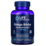 Гінкго Білоба, Ginkgo Biloba, Life Extension, сертифікований екстракт, 120 мг, 365 капсул, фото