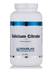 Кальцій цитрат, Calcium Citrate, Douglas Laboratories, 250 мг, 250 таблеток - фото