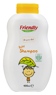 Дитячий шампунь-гель для купання з екстрактом вівса, Baby Shampoo, Friendly Organic, 400 мл - фото