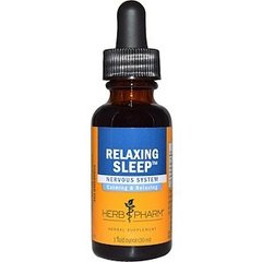 Формула для сна, смесь экстрактов, Relaxing Sleep, Herb Pharm, органик, 30 мл - фото